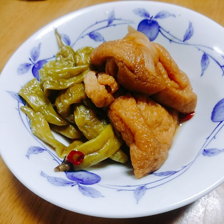 ししとう と巾着の唐辛子の煮物 レシピ 作り方 By たねがしま 楽天レシピ